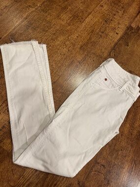 Hudson Jeans White Women's Straight-Leg Jeans